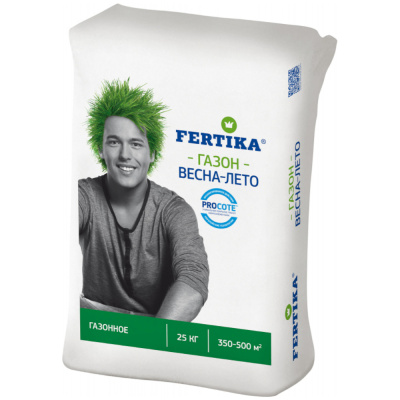 Для газона весна-лето 25кг Фертика мин.удобрение 1/20 Фертика