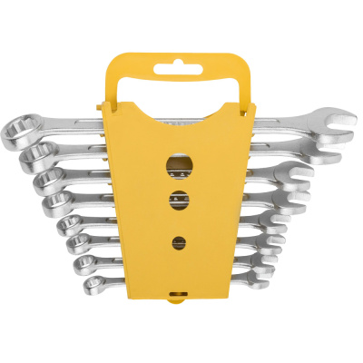 Ключи комбинированные в пластиковом держателе "Хард", набор  8 шт. ( 8-19 мм )