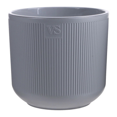 Горшок с дренажной системой Росси VipSet 4,4л серый