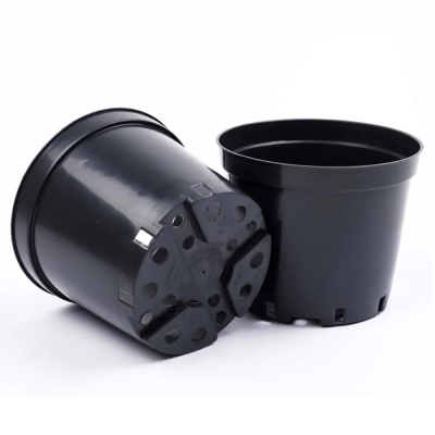 Горшок для рассады V-3л. 19*15 круг.черн/литой/10/100 АмТр