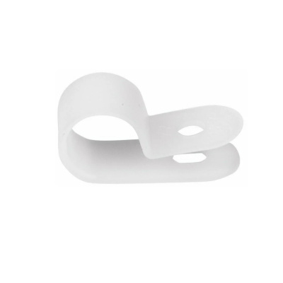 Кабельная скоба под винт REXANT 16 мм, белая, упаковка 50 шт. Кабельная скоба под винт REXANT 16 мм, белая, упаковка 50 шт.