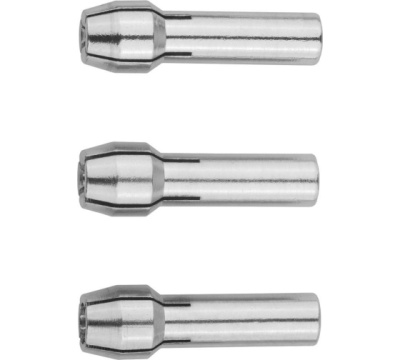 Мини-набор ЗУБР: Цанги хром, 3,2мм-1шт, 2,4мм-1шт, 1,6мм-1шт