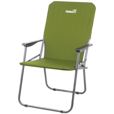 Кресло складное труба  ф 19 Зеленый ромб (T-HS-SK-01-G) Helios Кресло складное труба  ф 19 Зеленый ромб (T-HS-SK-01-G) Helios