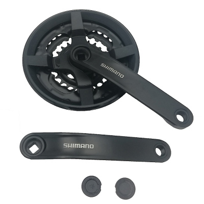 Шатуны 1/2"х3/32" 24/34/42 зуб. 170мм FC-TY301 Tourney SHIMANO "под ромб" алюминиевые чёрные