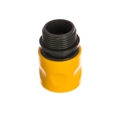 Соединитель пластмассовый быстросъемный, внеш. резьба 3/4", однокомпонентный, LUXE// Palisad