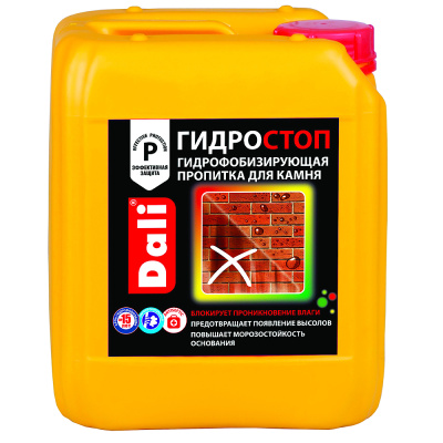 ГИДРОСТОП  ПРОПИТКА ДЛЯ КАМНЯ "DALI" 10 Л (1) "РОГНЕДА"		
