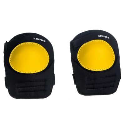 Наколенники STAYER "SOFT" матерчатые с пластиковой накладкой