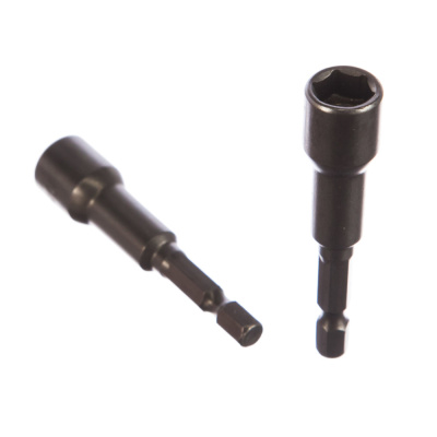 Биты с торцевыми головками 10 мм - 65 мм, 2 шт//MATRIX