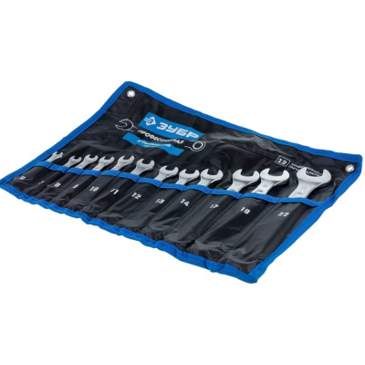 Набор комбинированных гаечных ключей 12 шт, 6 - 22 мм,ЗУБР