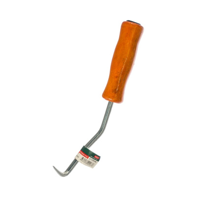 Крюк для вязки арматуры, деревянная ручка 220 мм