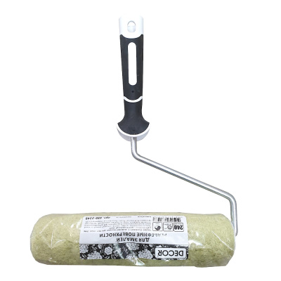 Валик 240мм "DECOR B.W"с 2К ручкой 8мм, Микрофибра, d42мм, ворс 9мм