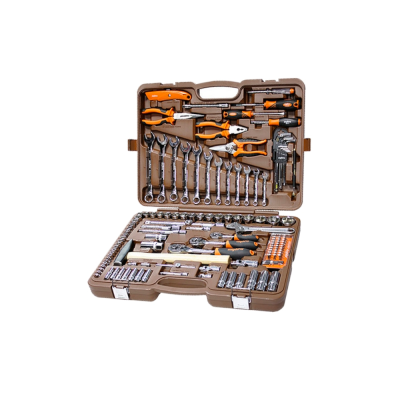 Набор инструмента торц.головки 4-32мм, Е4-Е24, 1/4", 3/8" и 1/2" DR и ак-ры к ним, комб. клю