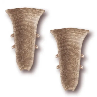 Угол для плинтуса 55мм "Идеал Классик" Дуб мокко / 208 внутренний										