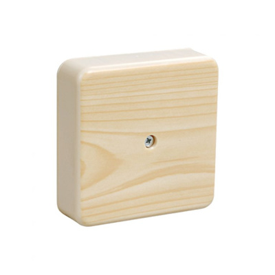 Коробка клеммная 75х75х30мм сосна Hegel