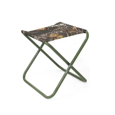 Стул туристич. "СЛЕДОПЫТ" складной, сред. 360х420х420 мм, труба сталь 20х1 мм (лес темный)/5/
