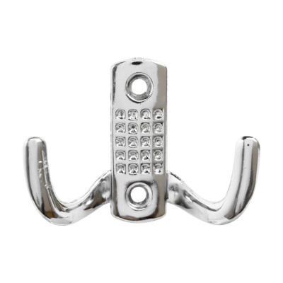 Крючок 212 B (2-х рож.)CP хром (300/50) StahlBuro