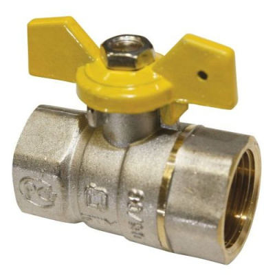 Кран шар. для газа 1" г/г бабочка CTM ГАЗ CGFFB001 Кран шар. для газа 1" г/г бабочка CTM ГАЗ CGFFB001