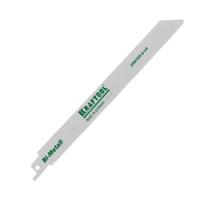 Полотно KRAFTOOL "INDUSTRIE QUALITAT", S1122VF, для эл/ножовки, Bi-Metall, по металлу, дереву, шаг 1