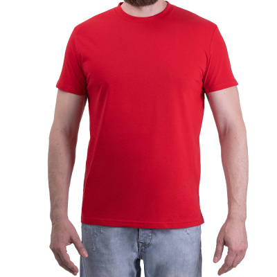 Футболка короткий рукав 160 г/м2, красная (116(4XL))