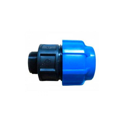 Муфта ПЭ 32х3/4 нар. резьба 