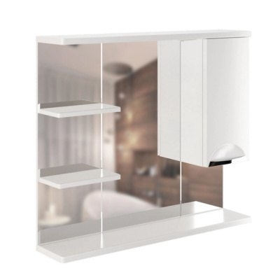 Шкаф навесной "ЭТЬЕН-80" правый с подсветкой (ПВХ)