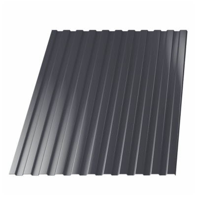 Профнастил С-8 0,35*1185 полиэстер (глянец) RAL 7024 (графитовый серый) односторонний (2 пог.м)