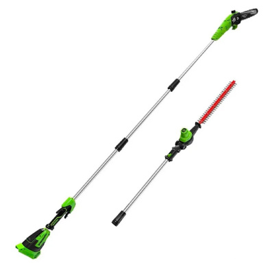 Высоторез-Кусторез аккумуляторный Greenworks , 2 в 1, 40V, без АКБ и ЗУ