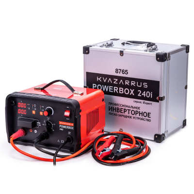 Устройство инверторное пуско-зарядное KVAZARRUS PowerBox 240i, таймер, алюминиевый кейс