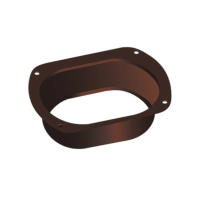 Воронка выпускная 76х102 RAL 8017