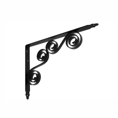 Кронштейн для кашпо мод.3  29 см (черный)