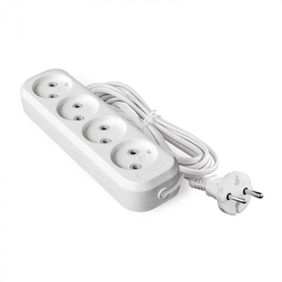 Удлинитель "UNIVersal" У6-766 М ПВС 2*0,75 4гн 3м (еврослот)