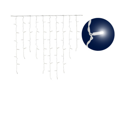 Бахрома светодиодная со статическим свечением, 3м. 200 светодиод белый ULD-B3010-200/SWK WHITE IP67