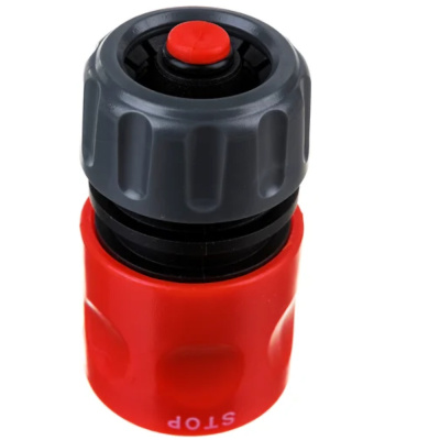 Соединитель 1/2", быстросъемный, автостоп, пластик, для шланга, Grinda, GC-12A, 8-426329_z01