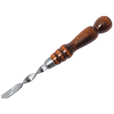 Шампур 3*8*40 деревянная ручка
