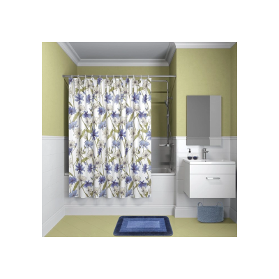 Штора для ванной комнаты, 180*180см, полиэстер, P05P118i11, IDDIS