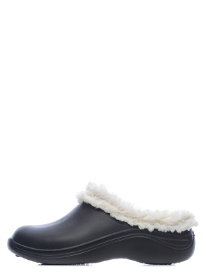 Сабо женские ЭВА SPECI.ALL, иск.мех, черный 36/37