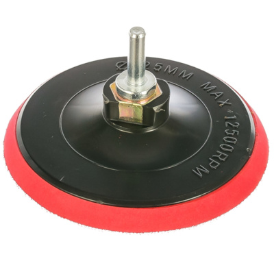 Диск шлиф.с липуч. 125мм, гайка М14 + переход.д/дрели