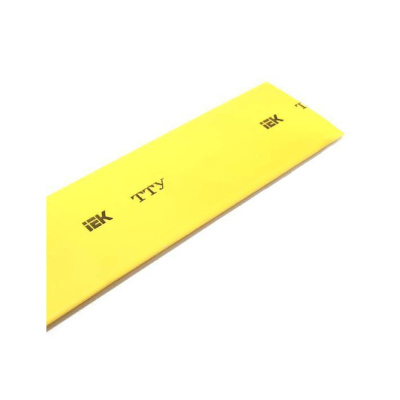 Трубка термоусаживаемая ТТУ 6/3 желтая (1м)