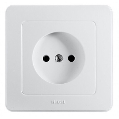 Розетка скрытая белая (HEGEL)