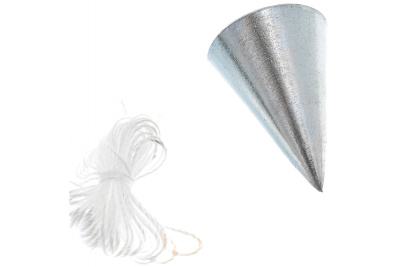 Отвес конусный 200гр. "MATRIX" со шнуром 5м