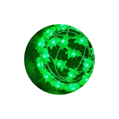 Гирлянда NGF-DM002-20G-2AA-зеленые ёлочки