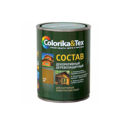 Состав деревозащитный ''Colorika&Tex'' тик 0,8л