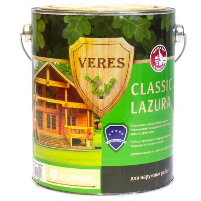 Пропитка Верес классик Лазура №19 дуб 2,7л "VERES"
