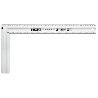 Угольник STAYER  400 мм, жесткий столярный Professional (3432-40)