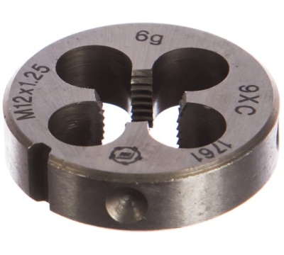 Плашка круглая 12,0*1,25 ГОСТ 9740