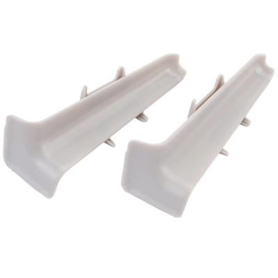 Угол для плинтуса 55мм "Деконика" Светло-серый/ 002 внутренний