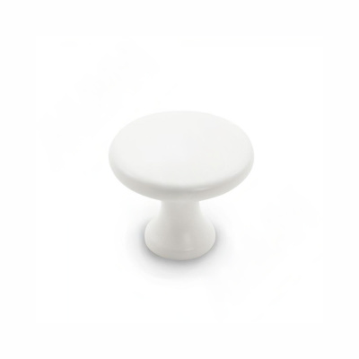 Ручка-кнопка белый матовый