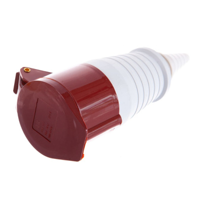 Розетка кабельная 16A 3P+E IP44 380V переносная 214