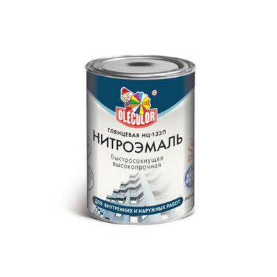 Эмаль НЦ-132П синяя (1,7кг) OLECOLOR