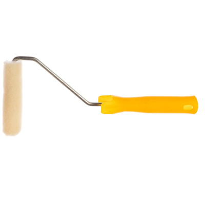 Мини-валик в сборе "Лаки" , 110 мм, ворс 5 мм, D - 16 мм, D ручки - 6 мм, велюр// Сибртех